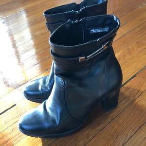Tamaris leather ankle boots size 5